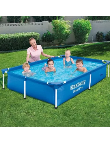 Piscina infantil BESTWAY STEEL PRO 56401 Splash Jr. 221x150x43