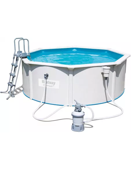 Piscina circular de acero y liner BESTWAY 56574 Hydrium 360 x 120