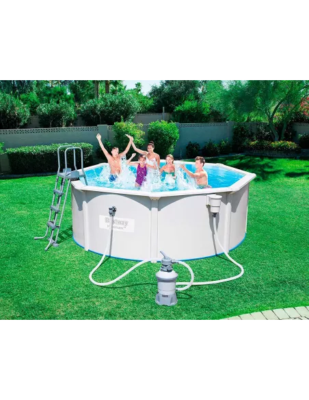 Piscina circular de acero y liner BESTWAY 56574 Hydrium 360 x 120