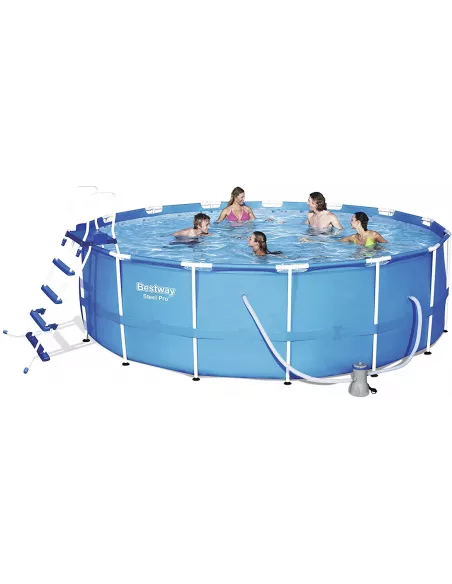 Piscina Tubular Redonda 549x122 BESTWAY Steel Pro MAX 56462