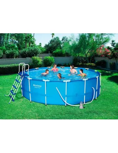 Piscina Tubular Redonda 549x122 BESTWAY Steel Pro MAX 56462