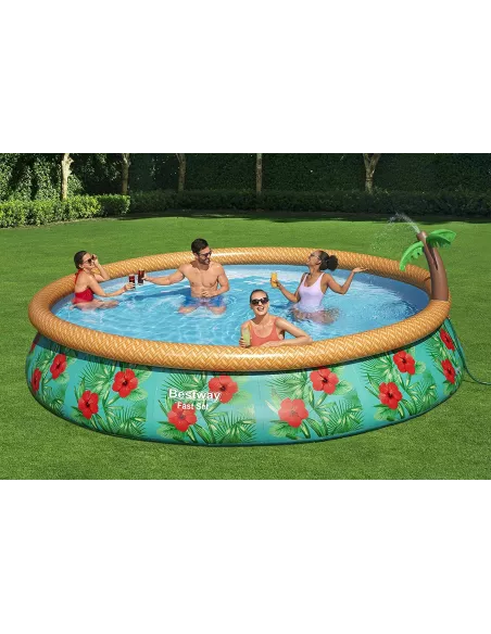 Piscina Elevada Hinchable BESTWAY 57416 Fast Set. 457x84cm