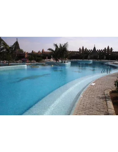 Gresite 501 AZUL TURQUESA Niebla ANTIDESLIZANTE Malla VIDREPUR