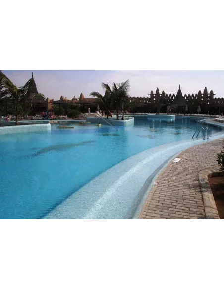 Gresite 501 AZUL TURQUESA Niebla ANTIDESLIZANTE Malla VIDREPUR