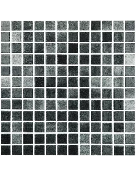 Gresite 509 Negro Niebla ANTIDESLIZANTE Malla VIDREPUR