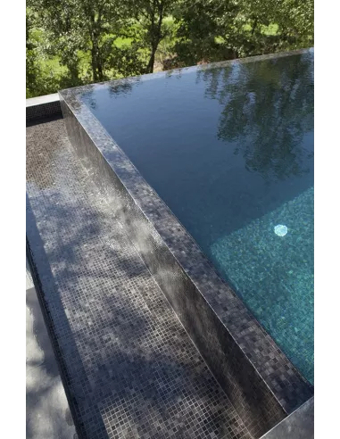 Gresite 509 Negro Niebla ANTIDESLIZANTE Malla VIDREPUR