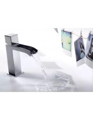 Grifo Monomando Abierto en Cascada para Lavabo 00611002 Cuadro-TRES