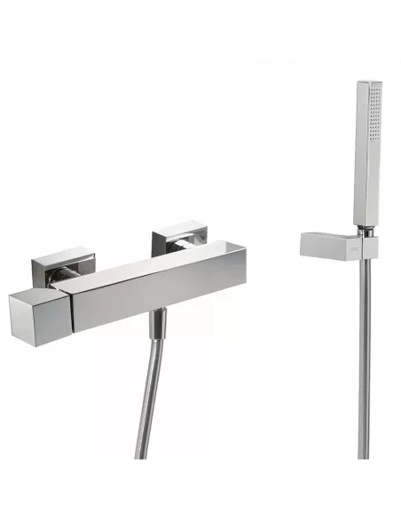 Grifo Monomando Mural para Ducha 107167 Cuadro-TRES