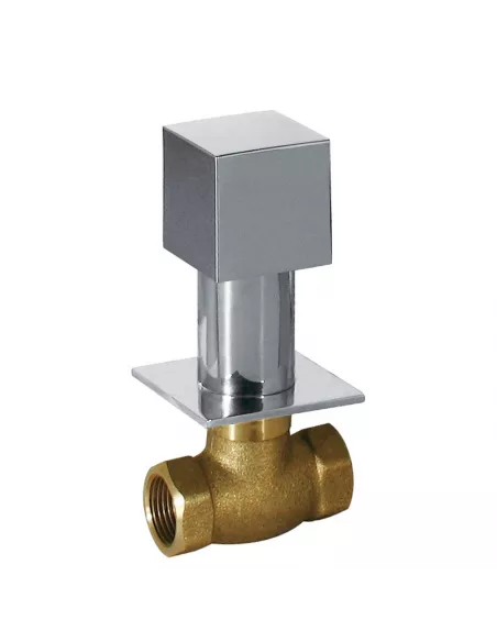 Llave de Paso Empotrada 3/4" 107511 Cuadro-TRES