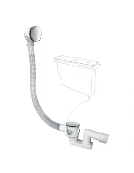 Valvula de Desagüe con Rebosadero y Toma de Drenaje 134445 TRES