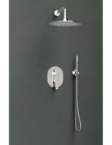 Grifo Monomando Empotrado Mural 2 vías K1815021 TITANIUM Ramon Soler