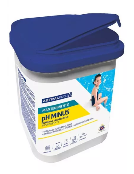 Reductor de PH granulado 7kg. PH-. ASTRALPOOL