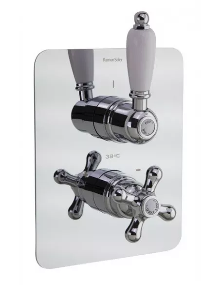 Grifo Termostatico Empotrado Baño y Ducha de 2 vías 308712S GAUDI