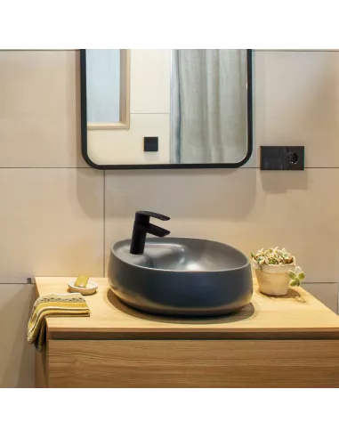 Grifo Monomando para Lavabo 570111NM negro mate NEW FLY Ramon Soler