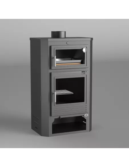 Estufa de Leña con Horno y Leñero M-104 de FM