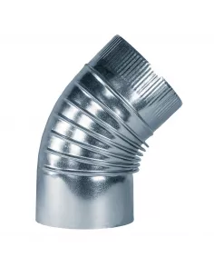 Codo para Chimenea 45º Galvanizado 150 mm
