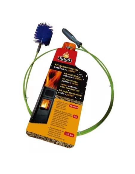 Kit Deshollinador mecánico para Estufa de Pellets y Chimeneas 107848