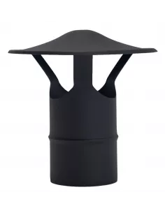 Sombrerete Chino Acero Vitrificado para Pellet 80mm