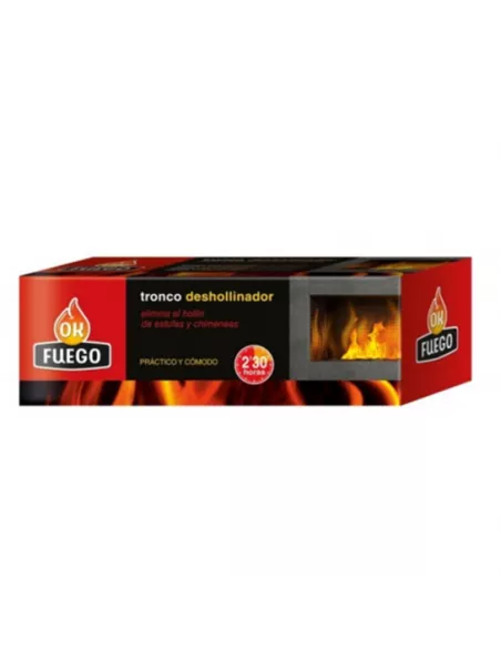 Tronco Deshollinador para Chimenea y Estufa de Leña.