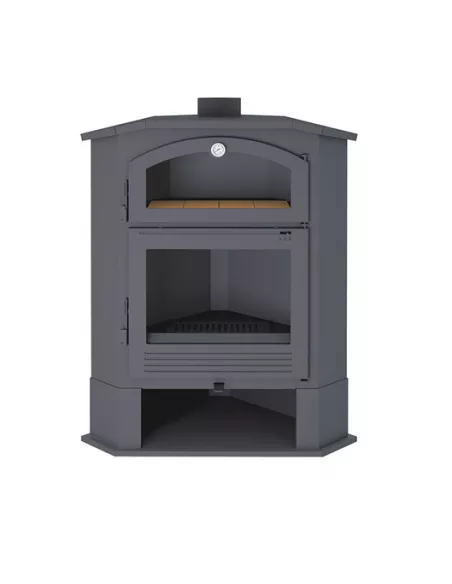 Estufa CH-4-R de Leña con Horno para Rinconera. FM calefaccion