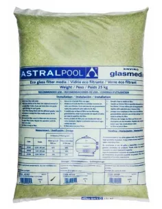 Cristal para depuradora fino. 25kg. ASTRALPOOL