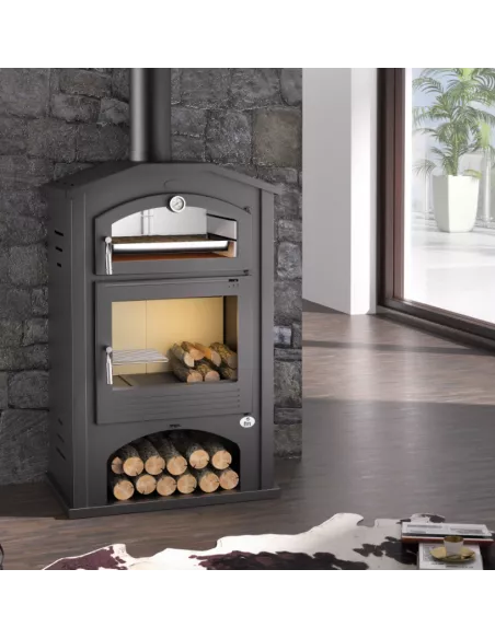 Estufa de Leña con Horno M-106. FM calefacción