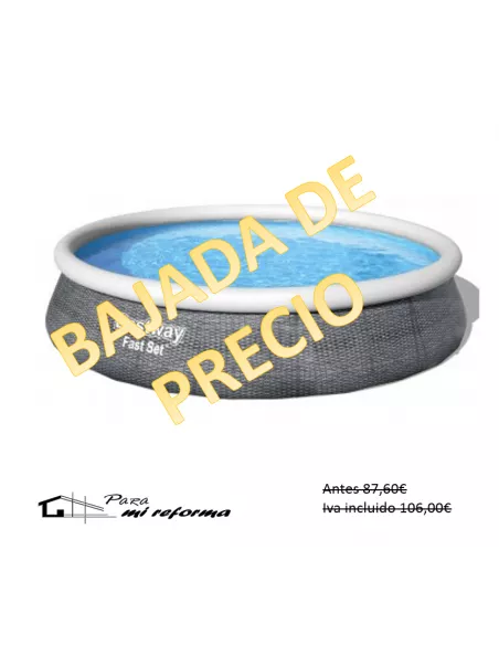 Piscina Elevada Hinchable BESTWAY 57376 Fast Set. 396x84cm