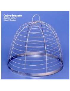 CUBRE BRASERO METALICO 30 CTM OVALADO