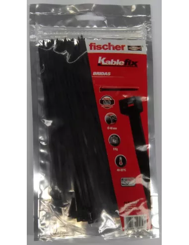 BRIDA NYLON UBN 2,5x100 NEGRO