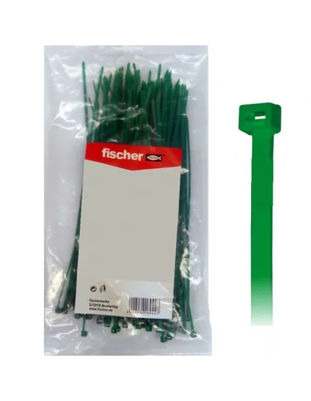 BRIDA POLIAMIDA 6.6 4.6X200 VERDE -A0122