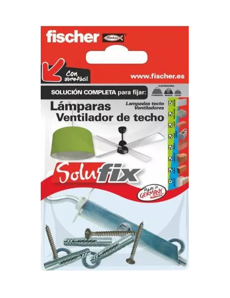 SOLUCION COLOCACION LAMPARAS/VENTILADOR  TECHO