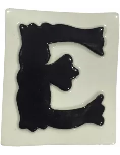 LETRAS Y NUMEROS "E" 8x10 RELIEVE