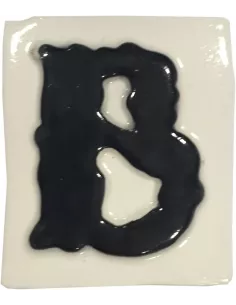 LETRAS Y NUMEROS "B" 8x10 RELIEVE