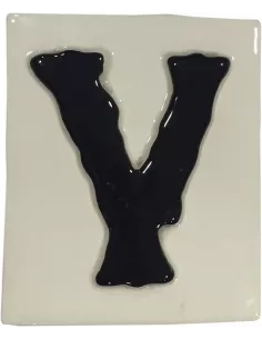 LETRAS Y NUMEROS "Y" 8x10 RELIEVE