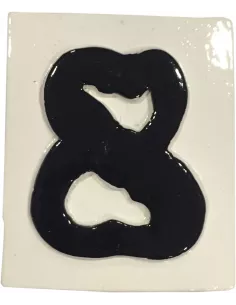 LETRAS Y NUMEROS "8" 8x10  RELIEVE