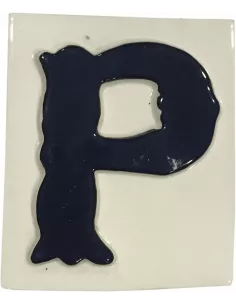 LETRAS Y NUMEROS "P" 8x10 RELIEVE