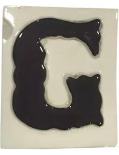 LETRAS Y NUMEROS "G" 8x10 RELIEVE
