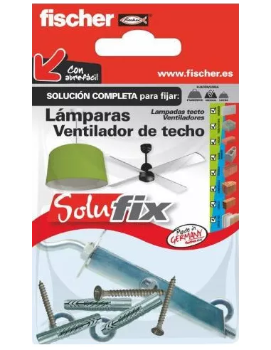 SOLUCION COLOCACION LAMPARAS/VENTILADOR  TECHO