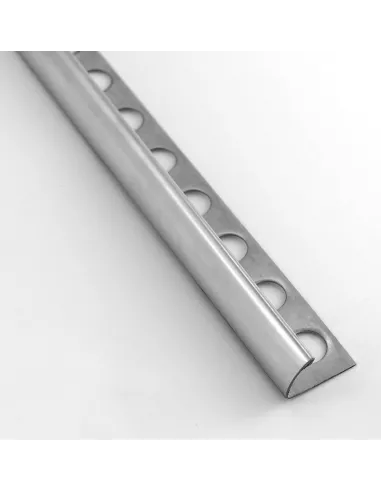 CANTONERA REDONDA ACERO INOX BRILLO 10X2600