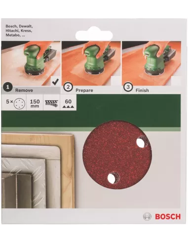 HOJA LIJA AUTOADHESIVA 150MM GRANO 120