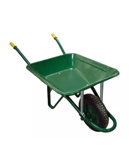 CARRETILLA VERDE RUEDA NEUMÁTICA