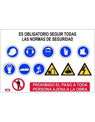 CARTEL COMBINADO HORIZONTAL GRANDE 100X70