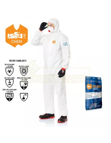 BUZO DESECHABLE ISSA BLANCO T-XL