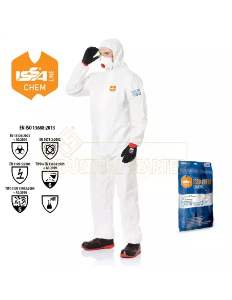 BUZO DESECHABLE ISSA BLANCO T-XL