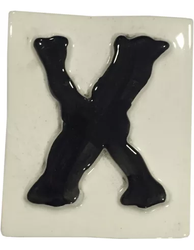 LETRAS Y NUMEROS "X" 8x10 RELIEVE