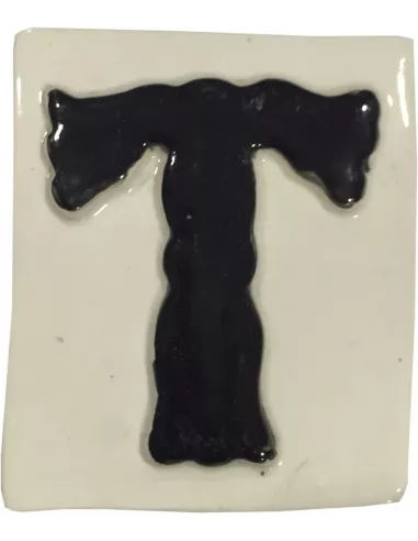 LETRAS Y NUMEROS "T" 8x10 RELIEVE