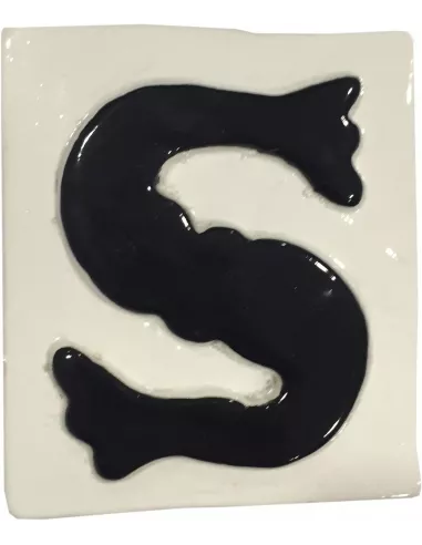 LETRAS Y NUMEROS "S" 8x10 RELIEVE