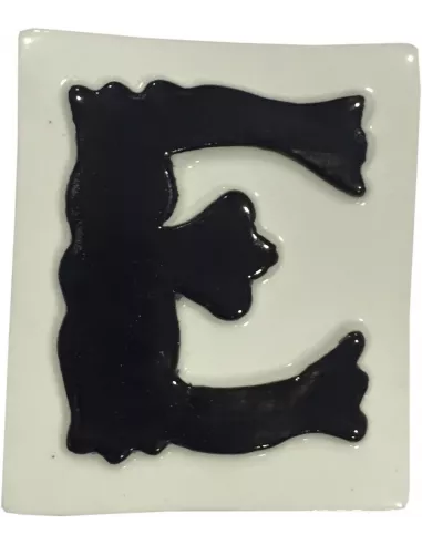 LETRAS Y NUMEROS "E" 8x10 RELIEVE