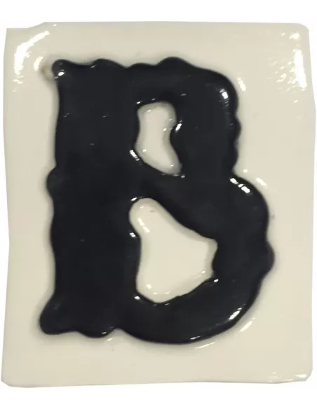 LETRAS Y NUMEROS "B" 8x10 RELIEVE