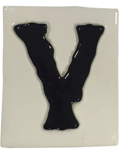 LETRAS Y NUMEROS "Y" 8x10 RELIEVE